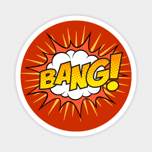 Bang Comic Book Text Magnet